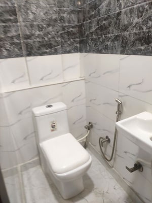 Bathroom in 2 BHK Builder Floor at Rajouri Garden – for Rent
