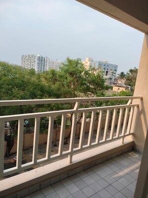 Balcony in 2 BHK Apartment at Dhanashree Anand, Handewadi – for Rent