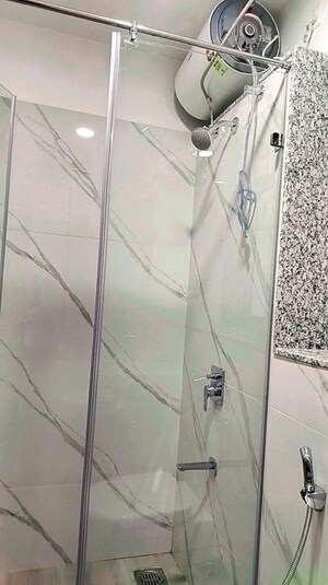 Bathroom in 1 BHK Apartment at Amanora Future Towers, Hadapsar – for Rent