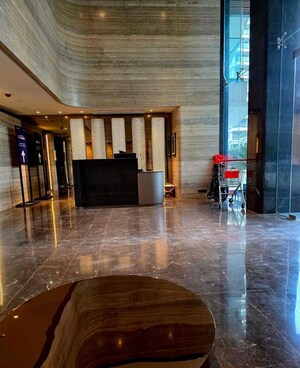 Building Lobby in 3 BHK Apartment at Kalpataru Magnus, Bandra East – for Rent