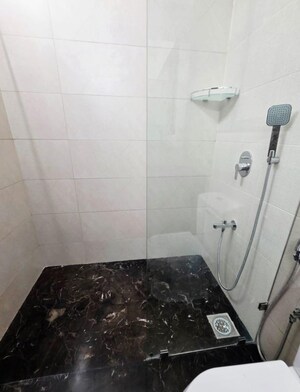 Bathroom in 3 BHK Apartment at Kalpataru Magnus, Bandra East – for Rent