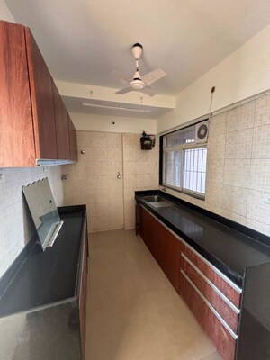 Kitchen in 3 BHK Apartment at Shakti Sadan Apartment, Bandra East – for Rent