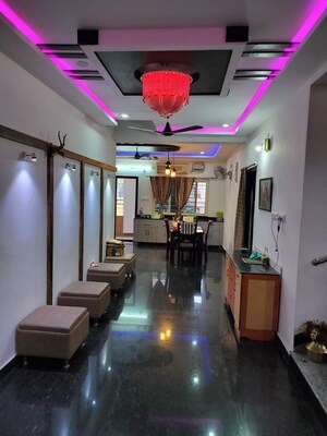 Living Room in 4 BHK Apartment at Sai Residency Attapur, Attapur – for Sale