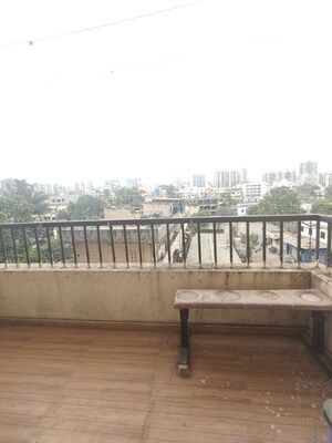 Balcony in 2 BHK Apartment at Kolte Patil Margosa Heights, Mohammadwadi – for Rent