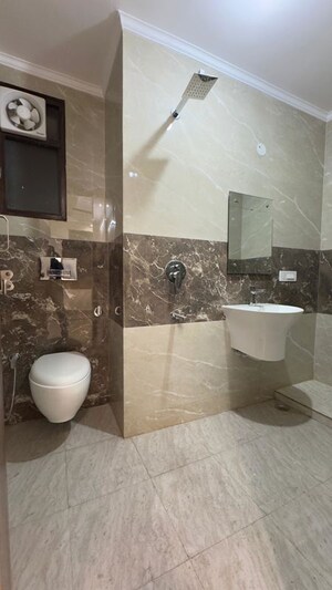 Bathroom in 2 BHK Builder Floor at Palm Residency Chhatarpur, Chattarpur – for Rent