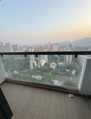 Balcony in 2 BHK Apartment at Mahavir Square, Manpada – for Rent