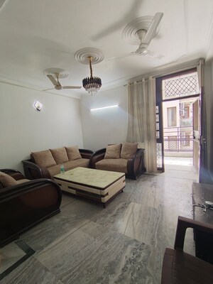 Living Room in 2 BHK Builder Floor at Malviya Nagar – for Rent