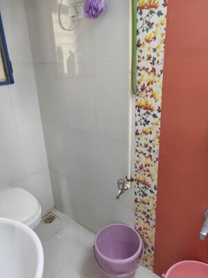 Bathroom in 2 BHK Apartment at Panchavati CHS, Vasant Vihar – for Rent