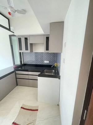 Staircase in 2 BHK Apartment at Lodha Crown Quality Homes, Majiwada – for Rent