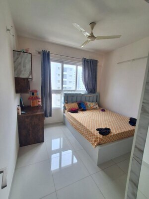 Bedroom in 2 BHK Apartment at Godrej Aqua, International Airport Road – for Rent