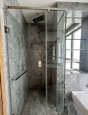 Bathroom in 3 BHK Apartment at Bandra Kurla Complex – for Rent