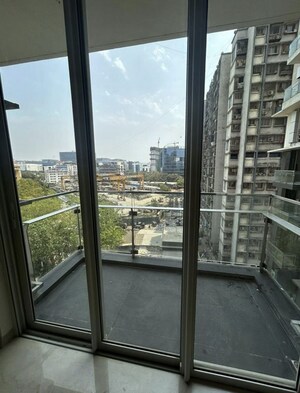 Balcony in 3 BHK Apartment at Bandra Kurla Complex – for Rent