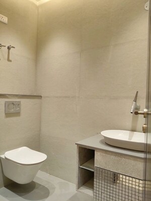 Bathroom in 3 BHK Builder Floor at DLF Atria, Dlf Phase ii – for Rent