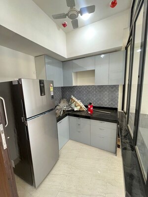 Kitchen in 1 BHK Apartment at Lodha Crown Quality Homes, Majiwada – for Rent