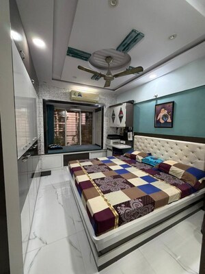 Bedroom in 1 BHK Apartment at SSB Ashok Nagar, Balkum Pada – for Sale