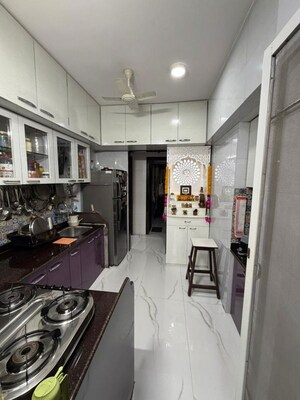 Kitchen in 1 BHK Apartment at SSB Ashok Nagar, Balkum Pada – for Sale