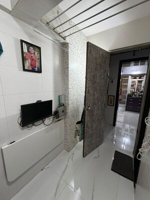 Master Bedroom in 1 BHK Apartment at SSB Ashok Nagar, Balkum Pada – for Sale