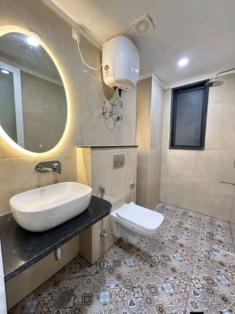 Bathroom, palm-residency-chhatarpur 2 Bedroom 1000 Sq.Ft. Builder Floor In Chattarpur Delhi 10210392