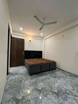 Bedroom in 2 BHK Builder Floor at Palm Residency Chhatarpur, Chattarpur – for Rent