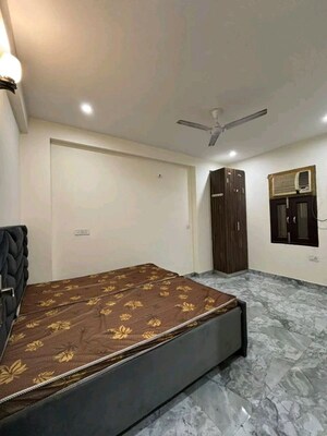 Bedroom in 2 BHK Builder Floor at Palm Residency Chhatarpur, Chattarpur – for Rent
