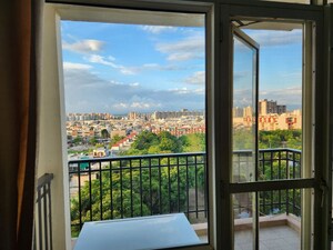 Balcony in 3 BHK Apartment at Sushma Elite Cross, Dhakoli – for Sale