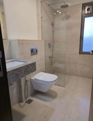 Bathroom in 3 BHK Apartment at Piramal Mahalaxmi, Mahalaxmi – for Rent