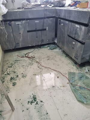 Kitchen in 2 BHK Builder Floor at Tagore Garden Extension – for Rent