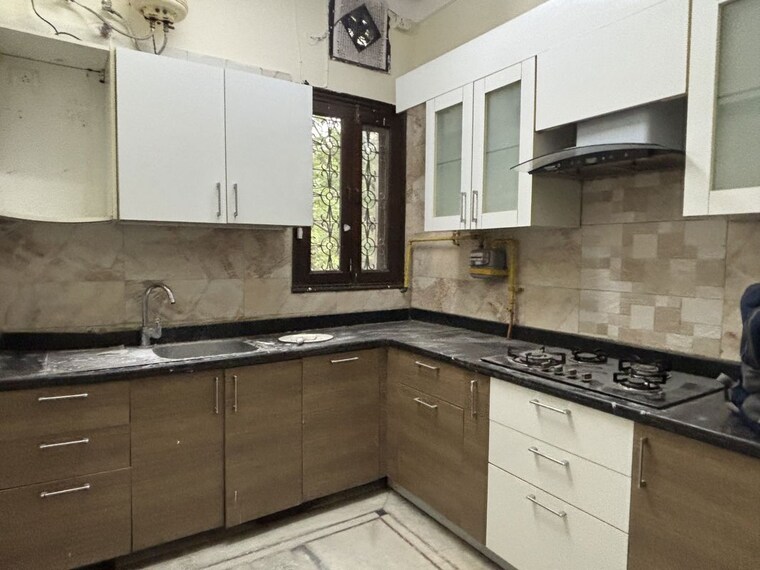Kitchen, malviya nagar 3 Bedroom 1800 Sq.Ft. Builder Floor In Malviya Nagar Delhi 10210611