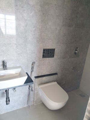 Bathroom in 1 BHK Apartment at DGS Sheetal Tapovan, Malad East – for Rent