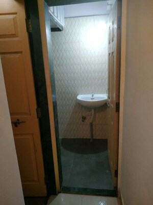 Bathroom in 1 RK Apartment at Kelipada CHS, Kandivali East – for Rent
