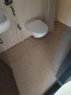 Bathroom in 1 BHK Apartment at Thakur Gayatri Satsang, Kandivali East – for Rent