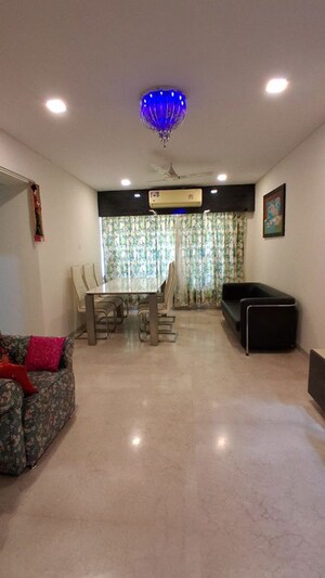Living Room in 2 BHK Apartment at Rizvi Oak, Malad East – for Rent