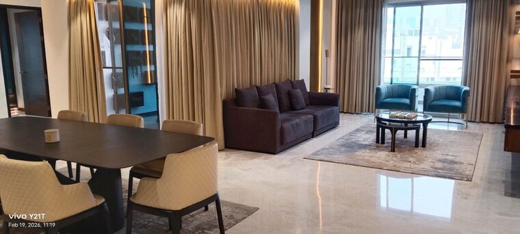 Living Room, jayabheri-the-peaks 4 Bedroom 4690 Sq.Ft. Apartment In Narsingi Hyderabad 10211158