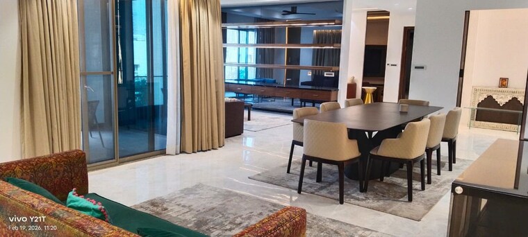 Living Room, jayabheri-the-peaks 4 Bedroom 4690 Sq.Ft. Apartment In Narsingi Hyderabad 10211158