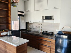Kitchen in 1 BHK Apartment at Kanakia Rainforest, Andheri East – for Rent
