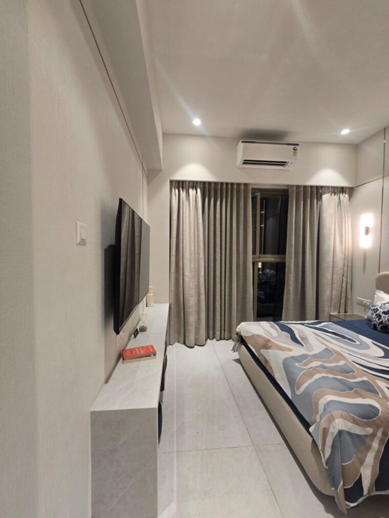 Bedroom, purva-panorama 3 Bedroom 1006 Sq.Ft. Apartment In Ghodbunder Road Thane 10211174