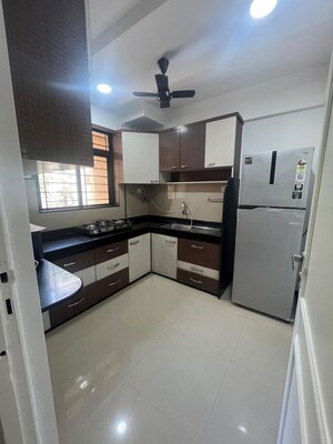 Kitchen in 2 BHK Apartment at Hiranandani Estate Queens, Ghodbunder Road – for Rent