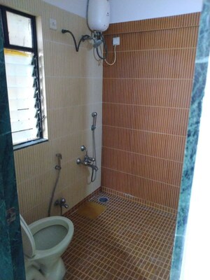 Bathroom in 3 BHK Apartment at BU Bhandari Acolade, Kharadi – for Rent