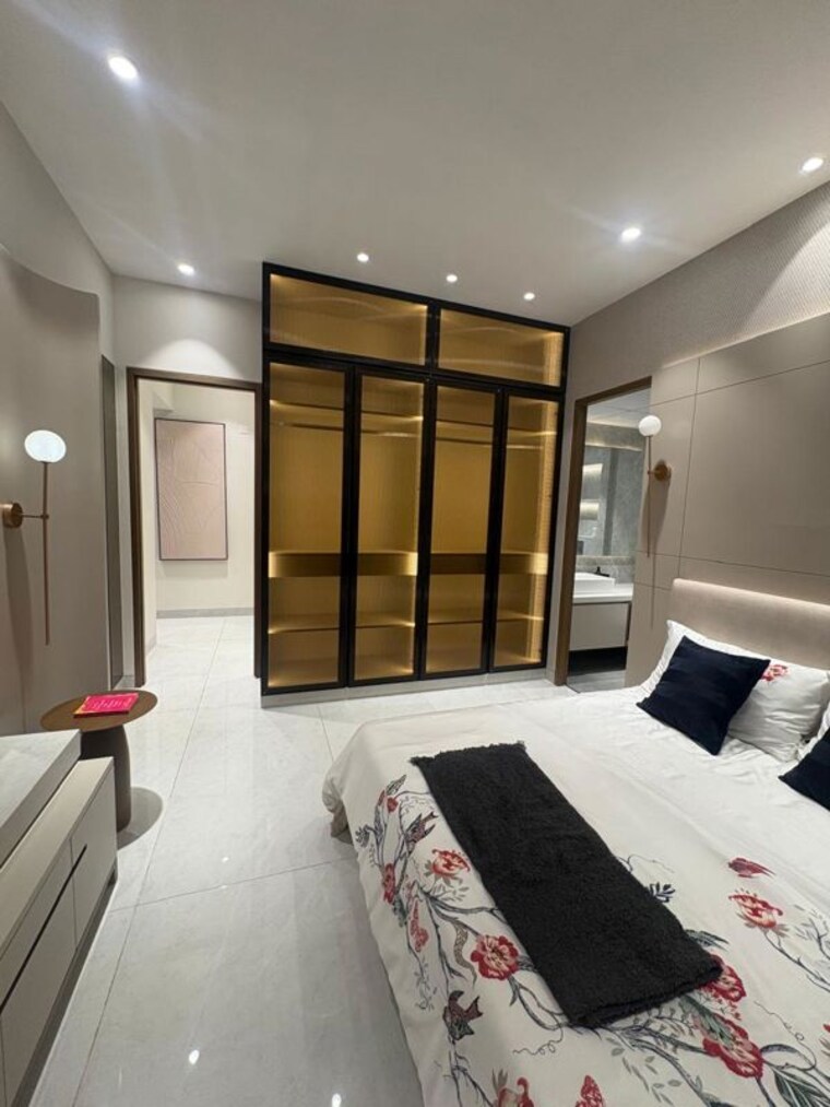 Bedroom, purva-panorama 4 Bedroom 1524 Sq.Ft. Apartment In Ghodbunder Road Thane 10211431