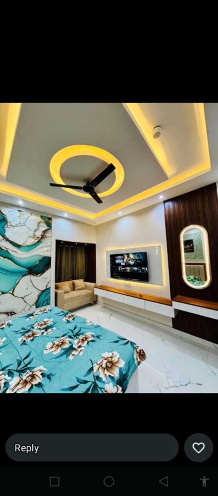 Bedroom, krishna-tower-noida 3 Bedroom 1400 Sq.Ft. Builder Floor In Sector 73 Noida 10211485