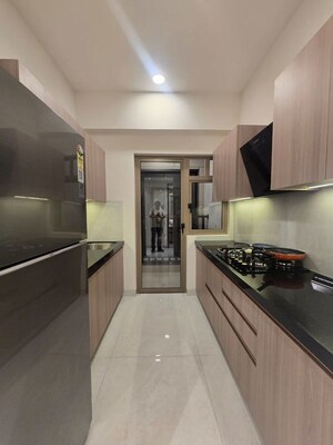 Kitchen in 4 BHK Apartment at Purva Panorama, Ghodbunder Road – for Sale