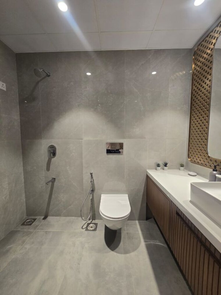 Bathroom, purva-panorama 4 Bedroom 1534 Sq.Ft. Apartment In Ghodbunder Road Thane 10211487