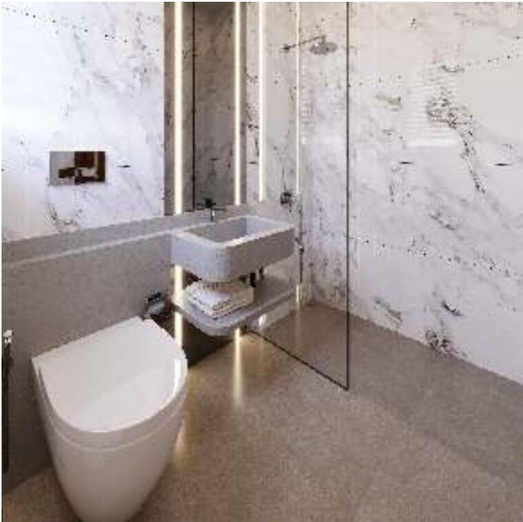 Bathroom, mira road east 2 Bedroom 640 Sq.Ft. Apartment In Mira Road East Thane 10211607