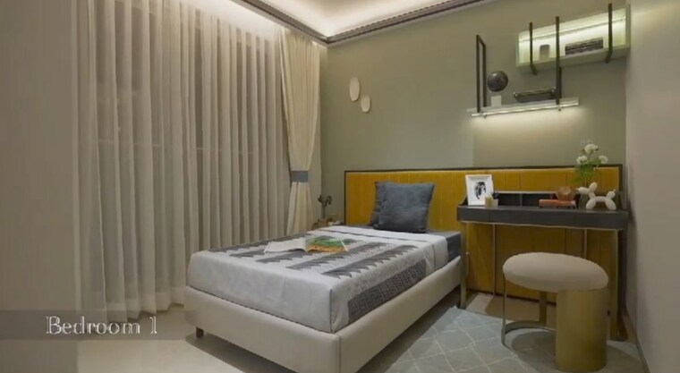Bedroom, dosti-mezzo-22 3 Bedroom 938 Sq.Ft. Apartment In Sion East Mumbai 10211648