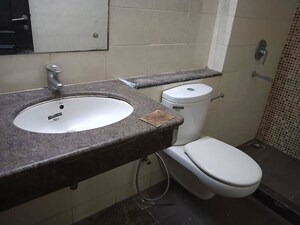 Bathroom in 3.5 BHK Apartment at Unitech The Residences Gurgaon, Sector 33 – for Rent