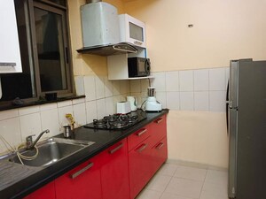 Kitchen in 3.5 BHK Apartment at Unitech The Residences Gurgaon, Sector 33 – for Rent