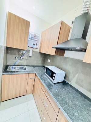 Kitchen in 1 BHK Builder Floor at Sushant Lok I – for Rent