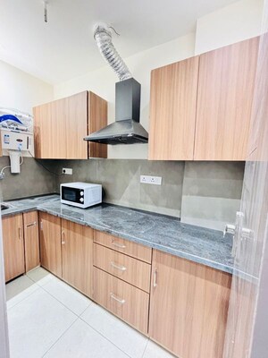 Kitchen in 1 BHK Builder Floor at Sushant Lok I – for Rent