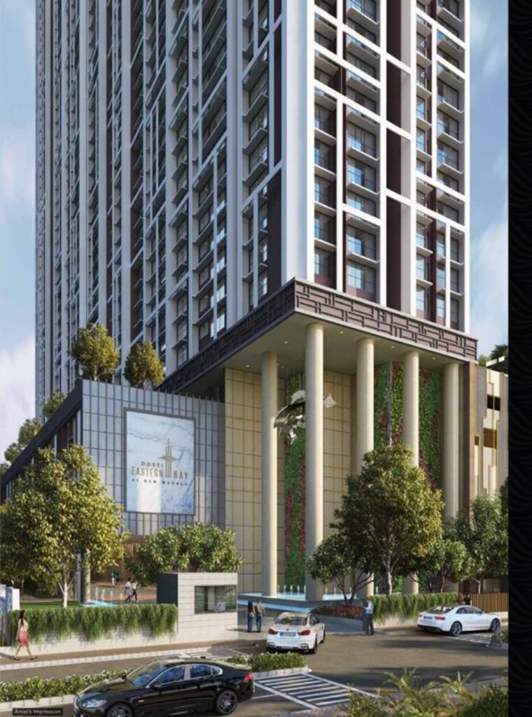 Exterior View, dosti-eastern-bay 2 Bedroom 768 Sq.Ft. Apartment In Wadala Mumbai 10211869