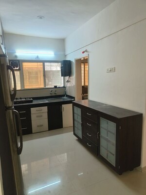 Kitchen in 2 BHK Apartment at GK Rose Valley, Pimple Saudagar – for Rent